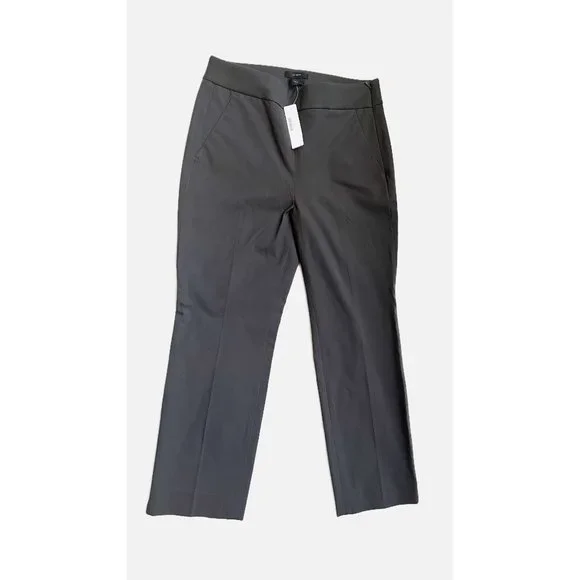 J. Crew Remi Pant, NEW, Grey, 8P, bi-stretch cotton, work pants, grayish… - Picture 2 of 9